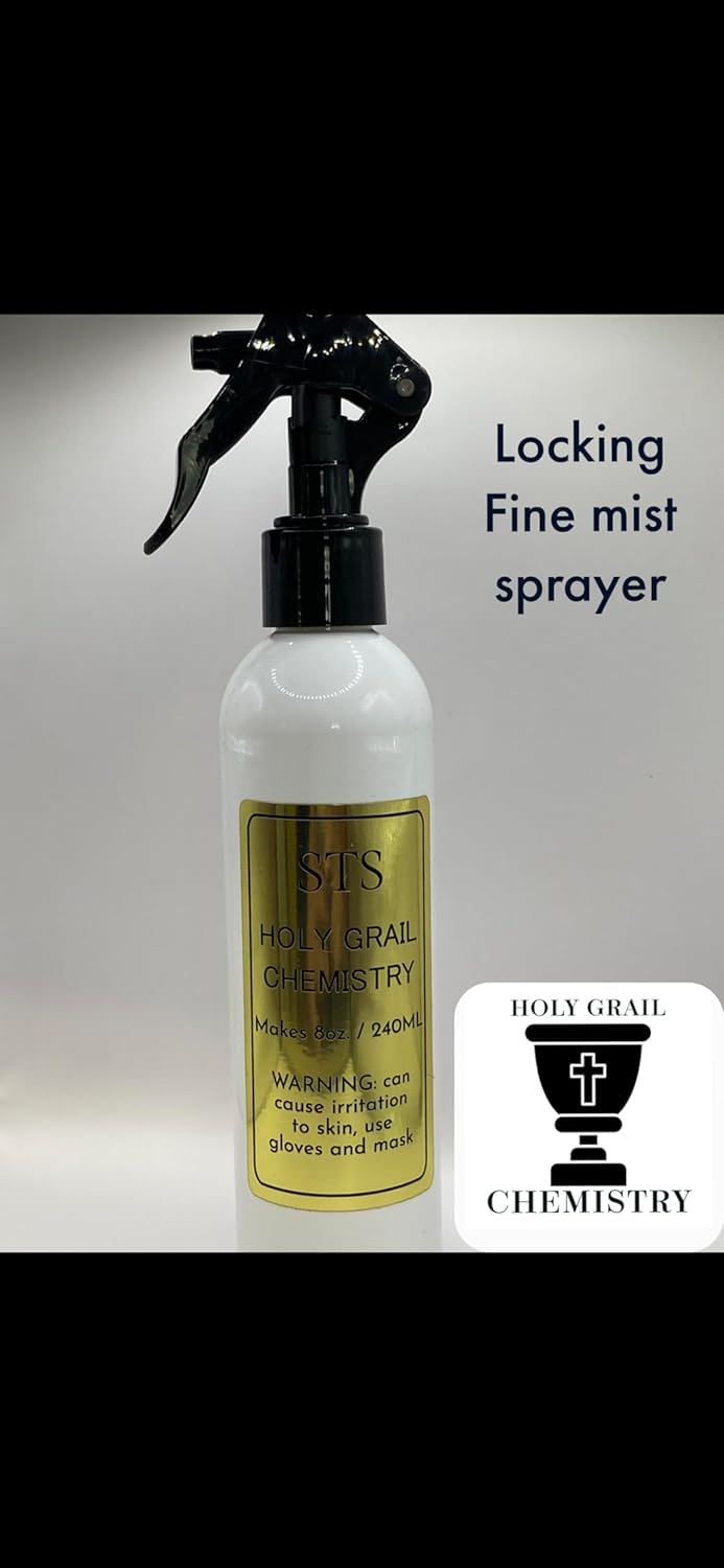 Holy Grail Chemistry 8oz STS Spray • Feminized Seed Spray • Silver Thiosulfate Solution •Feminized Seed Spray• Activate When You're Ready Silver Thiosulfate Spray