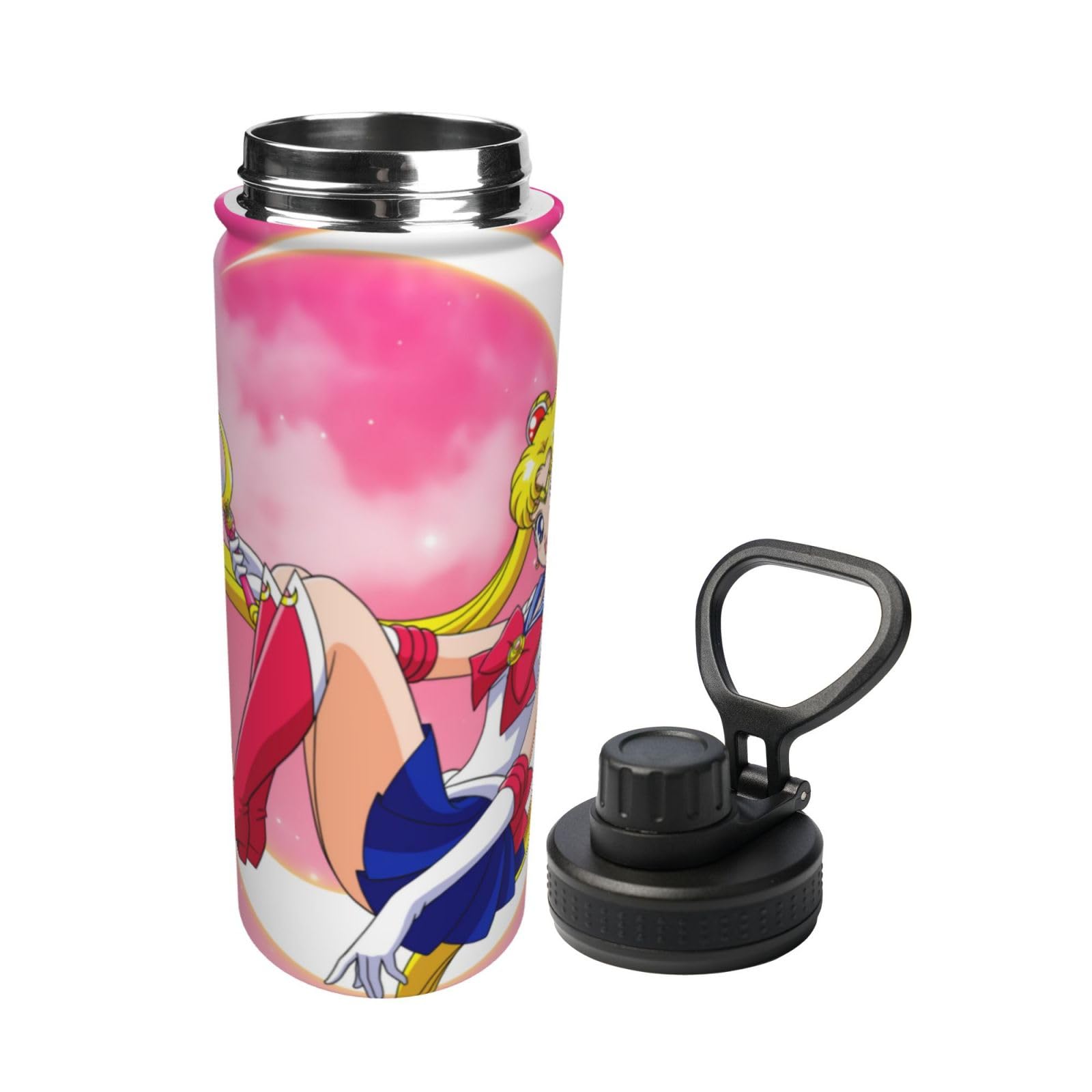 Amazon | 美少女戦士セーラームーン アニメ 水筒 真空断熱 保温 保冷