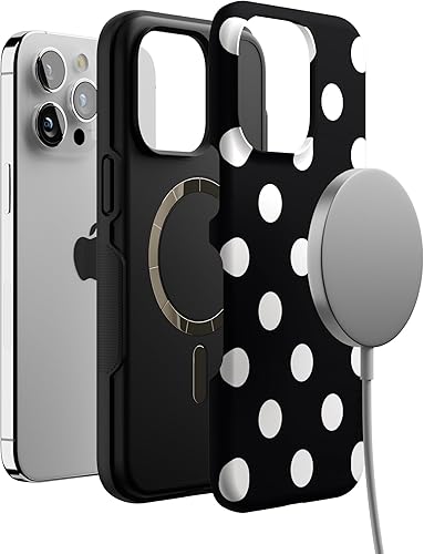 Vista 206 de Casely Funda para iPhone 15 Pro Jardín Secreto Flores mixtas Funda atrevida Compatible con MagSafe y botón de acción Jardín Secreto Floral