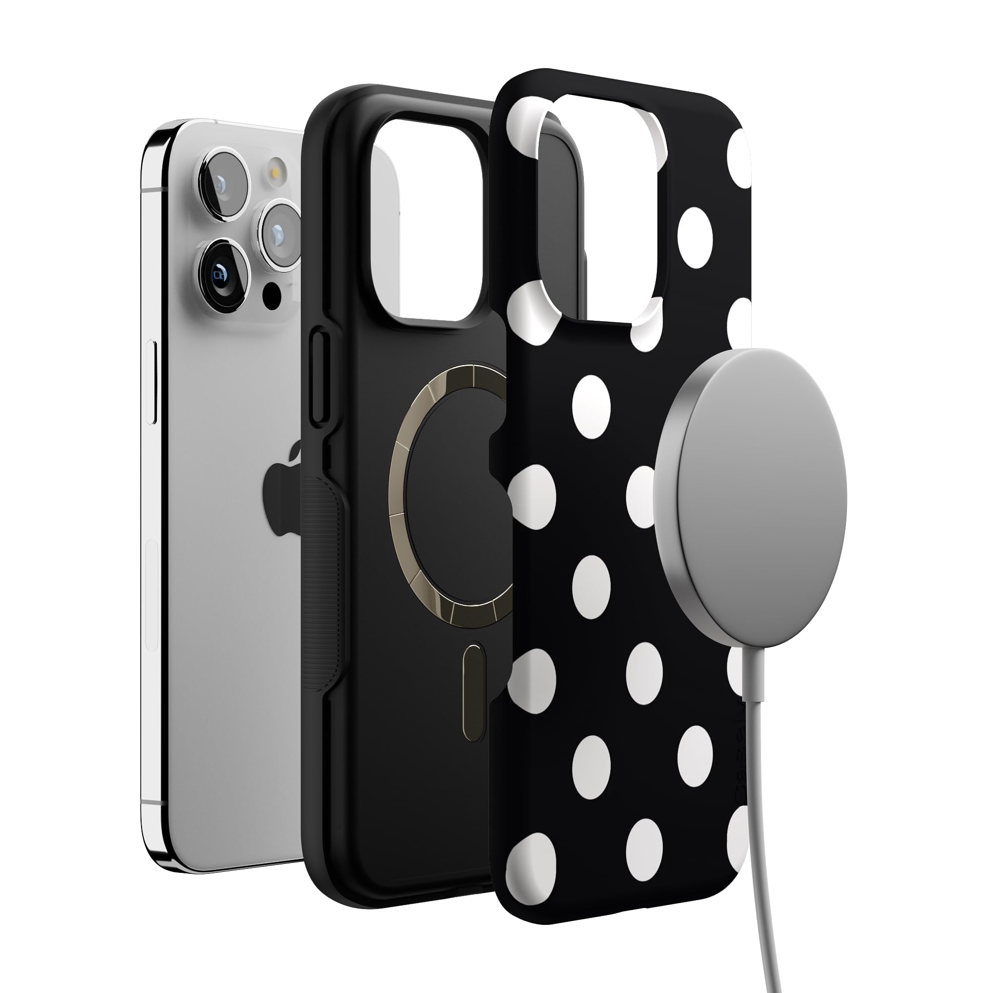 ブラック 口紅ケース Amazon.com: Casely iPhone 15 Pro Max Case | Polka Dots