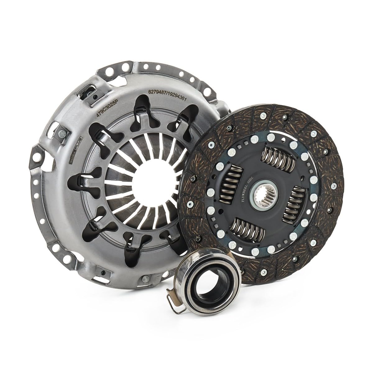 RIDEX PLUS 479C3025P Kit de embrague con cojinete de desembrague con plato de embrague Compatible con TOYOTA AYGO WNB1, KGB1