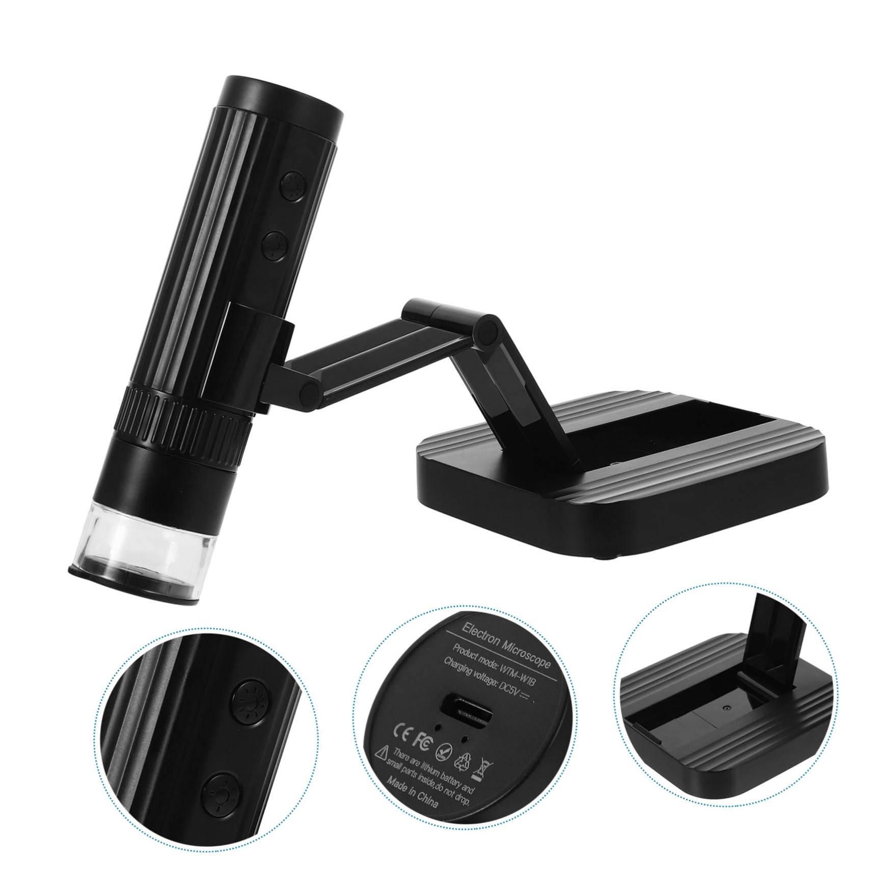Microscopio Portátil Digital Cámara Microscopio De Bolsillo USB para Laboratorio Digital