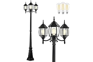 PARTPHONER Outdoor Light Pole Post: Illuminate Your Outdoor Spaces