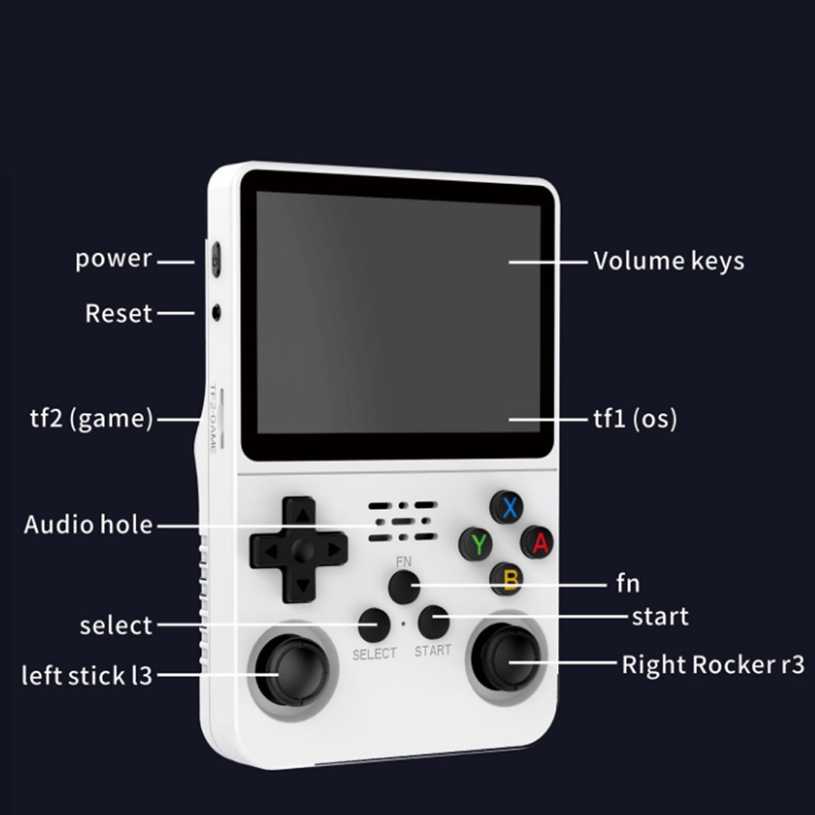 keyboy, 2025 New Keyboy Game Console R36S, k36 handheld game console, 3.5-Inch IPS Screen, Portable Handheld Mini Retro Game Console, Support HDMI and TV Output (Purple,128G+32G)