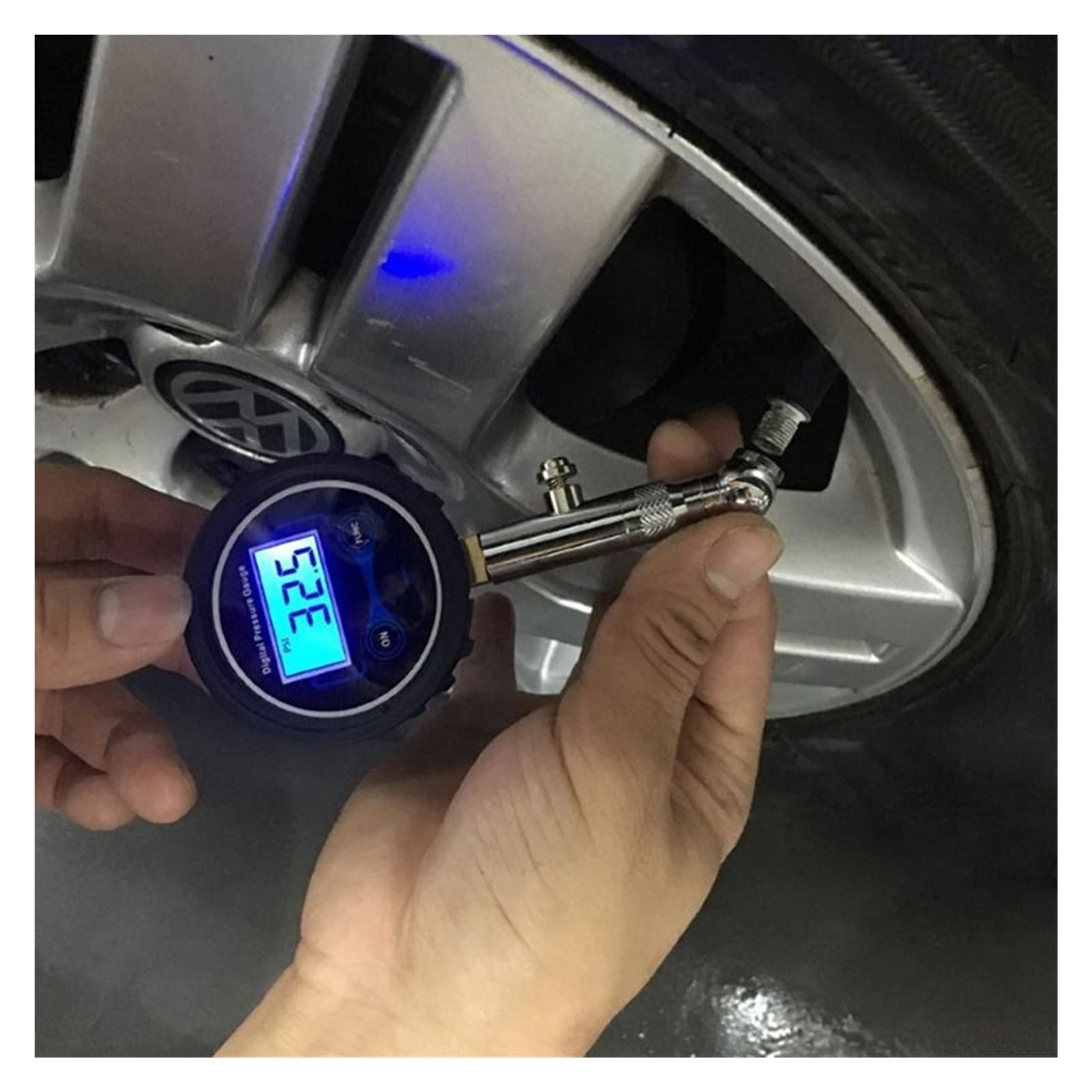 0-200PSI LCD Digitale Manometro della Pressione dei Pneumatici Pneumatici Auto di Pressione dell'Aria per Il Motociclo Auto Camion della Bicicletta Moto Veicolo Tester