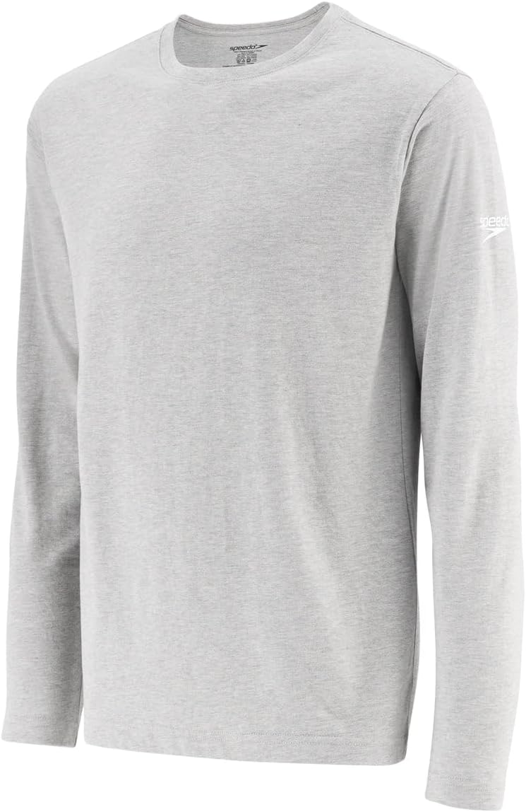 Speedo Unisex Adult T-Shirt Long Sleeve Crew Neck Vintage