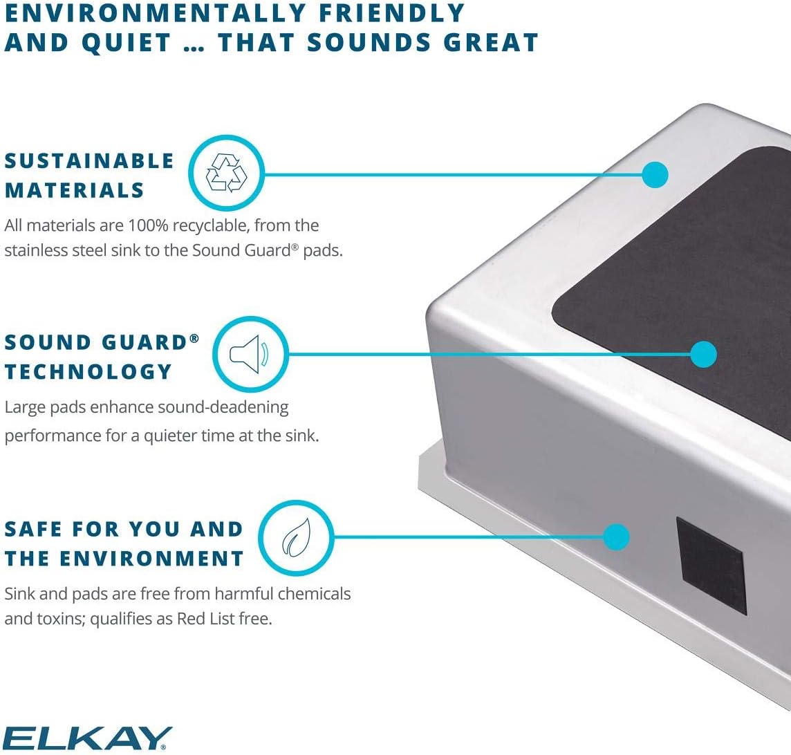 Elkay Lustertone Classic LRAD3321554 Stainless Steel Equal Double Bowl Drop-in ADA Sink