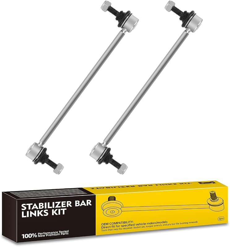Kit de bieletas da barra estabilizadora traseira TOVASTY K90345 para Toyota Camry, Highlander e Lexus – 2 unidades