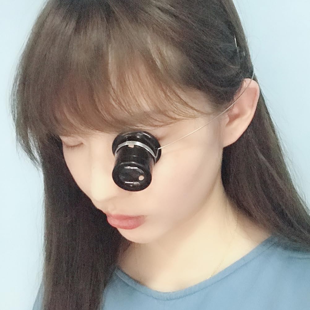 NOLITOY 4Pcs Jewelers Loupe, 3X/5X/10X/15X Magnifying Glass Eye Loop Portable Monocular Magnifier for Gem Stamp Reading Watch Repair - Image 2