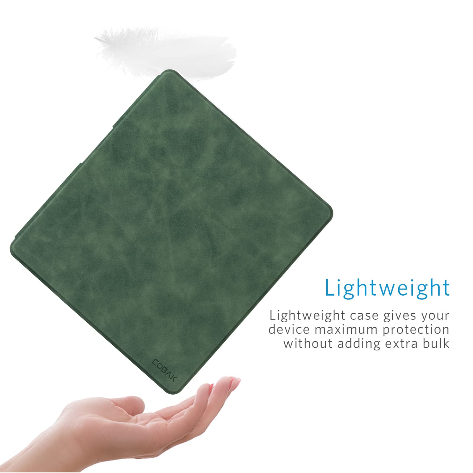 CoBak PU Leather Case For Kindle Scribe 10.2" - Folio Cover With Pen Holder, Auto Sleep/Wake, Card Slots