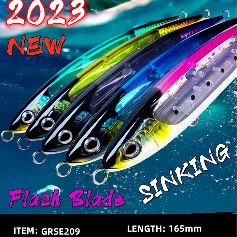 Amazon | 海釣りルアー Stickbait ペンシルルアートップウォーター 165