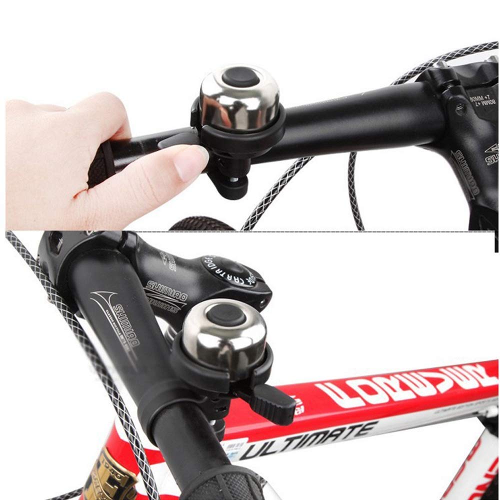 Fahrradklingel Fahrradhupe Fahrradklingel Fahrradklingel 2er Pack Mini Fahrradzubehör Laut Kupfer Fahrradhupe Ring Herren Damen Kinder Mädchen Jungen Laut Lang Klarer Klang