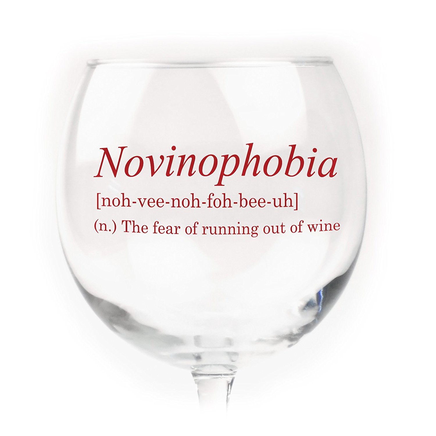 Amazon.com | Funny Stemmed Wine Glass 