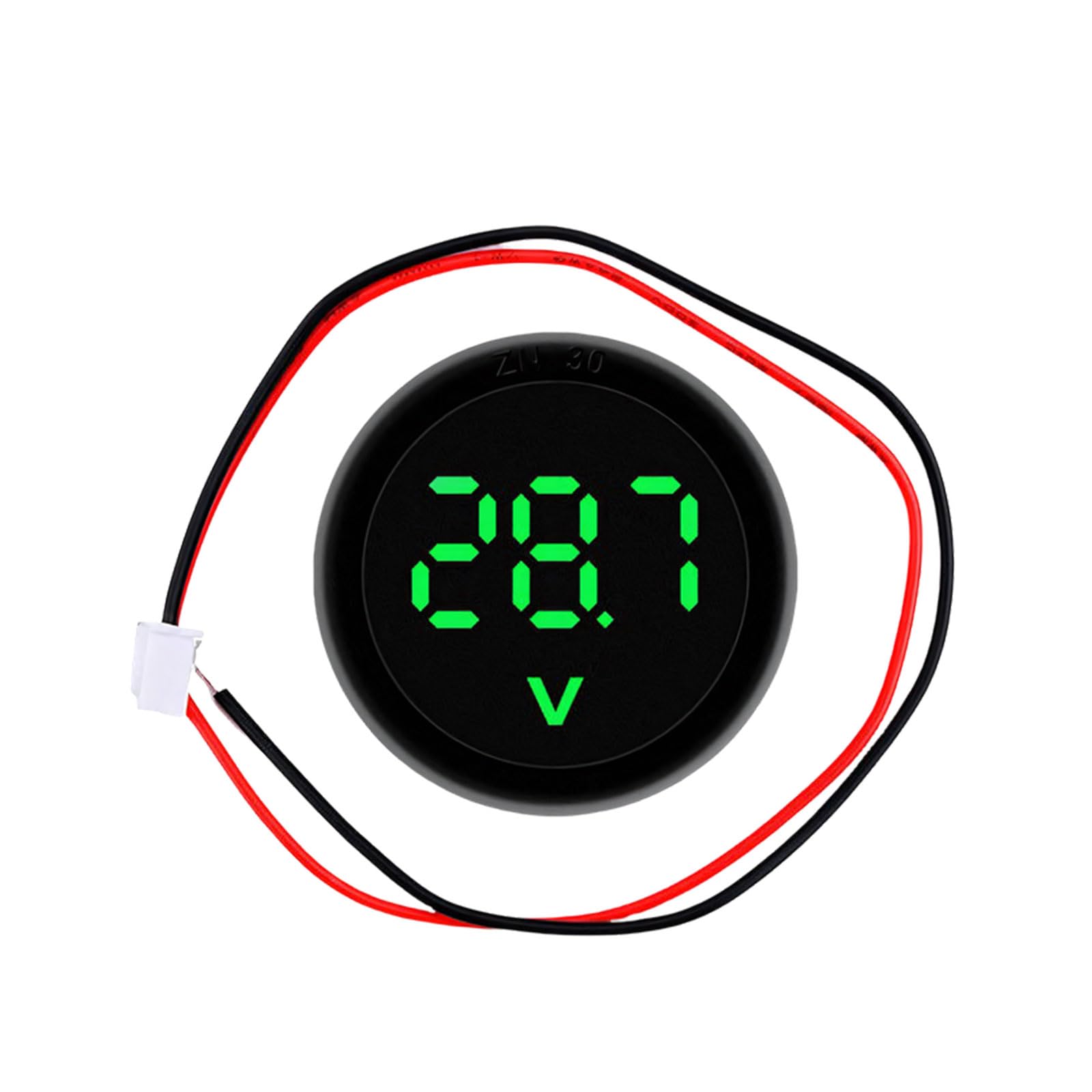 Jiingekk Green Precisions Voltmeter Circular Voltages Gauge Meter With 4V 100V Ranges For Circuit Diagnosis And Equipment Maintenance Monitor