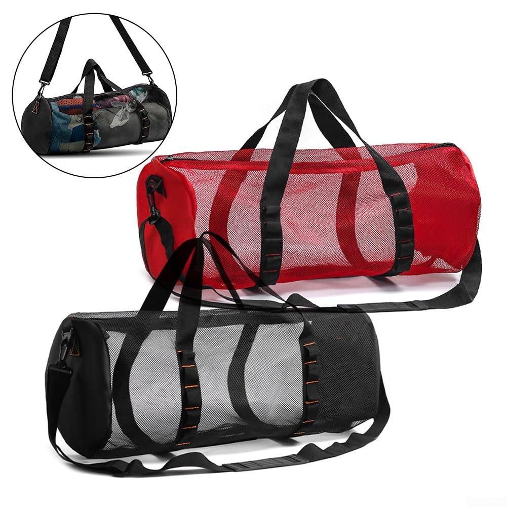 Borsa a rete per immersioni subacquee, borsa da viaggio pieghevole per attrezzatura subacquea e snorkeling