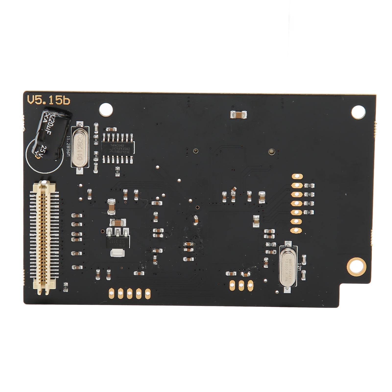 Fabater Kit Scheda di Simulazione unità Ottica, Supporto per Scheda Interamente in Metallo Due Dissipatori di Calore Kit V5 15b per DC, Modulo di Simulazione unità Ottica di Gioco con di Memoria da