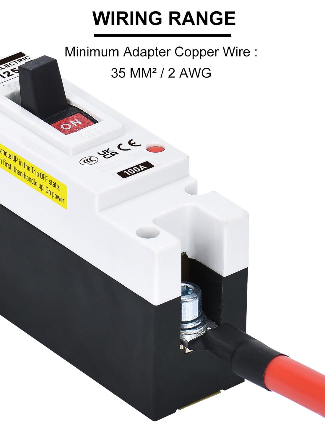 DIHOOL 100A PV MCCB DC odłącznik, 1,biegunowy, DC250V, fotowoltaiczny, kompaktowy wyłącznik, do PV, instalacji solarnej, modułów solarnych, systemu sieciowego