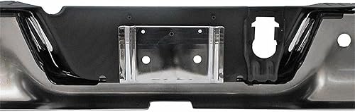 Miniatura 5 de labwork Reemplazo de montaje de parachoques trasero cromado de acero para Dodge Ram 1500 2009-2018 con agujeros para sensor de ayuda de