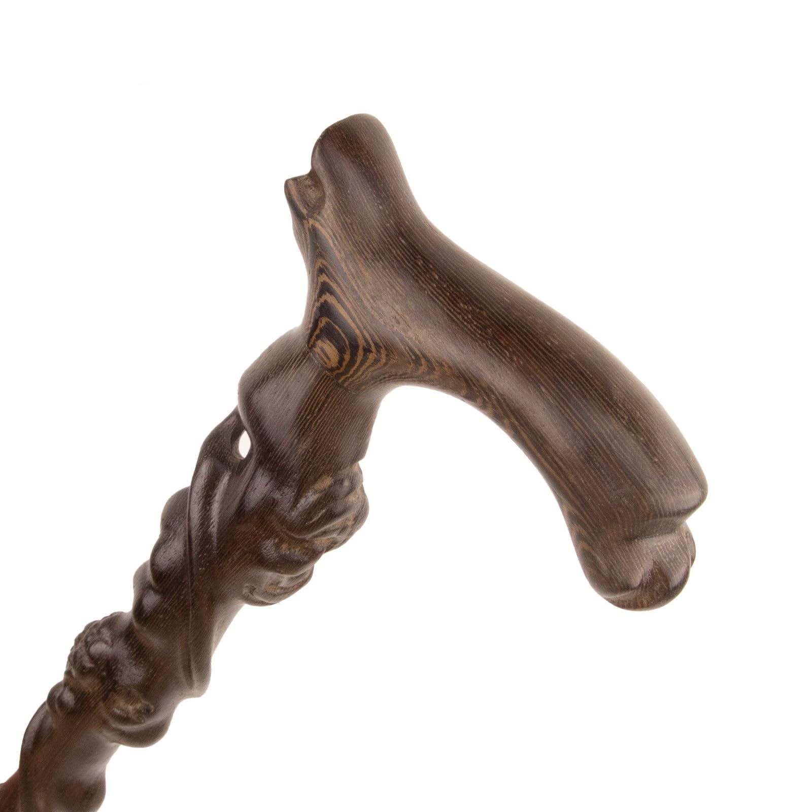 Madera Bastón de Caminar con Empuñadura Ergonomica – Estilo Gentleman para Mayores Hombres Mujeres Cosplay Colección & Regalo