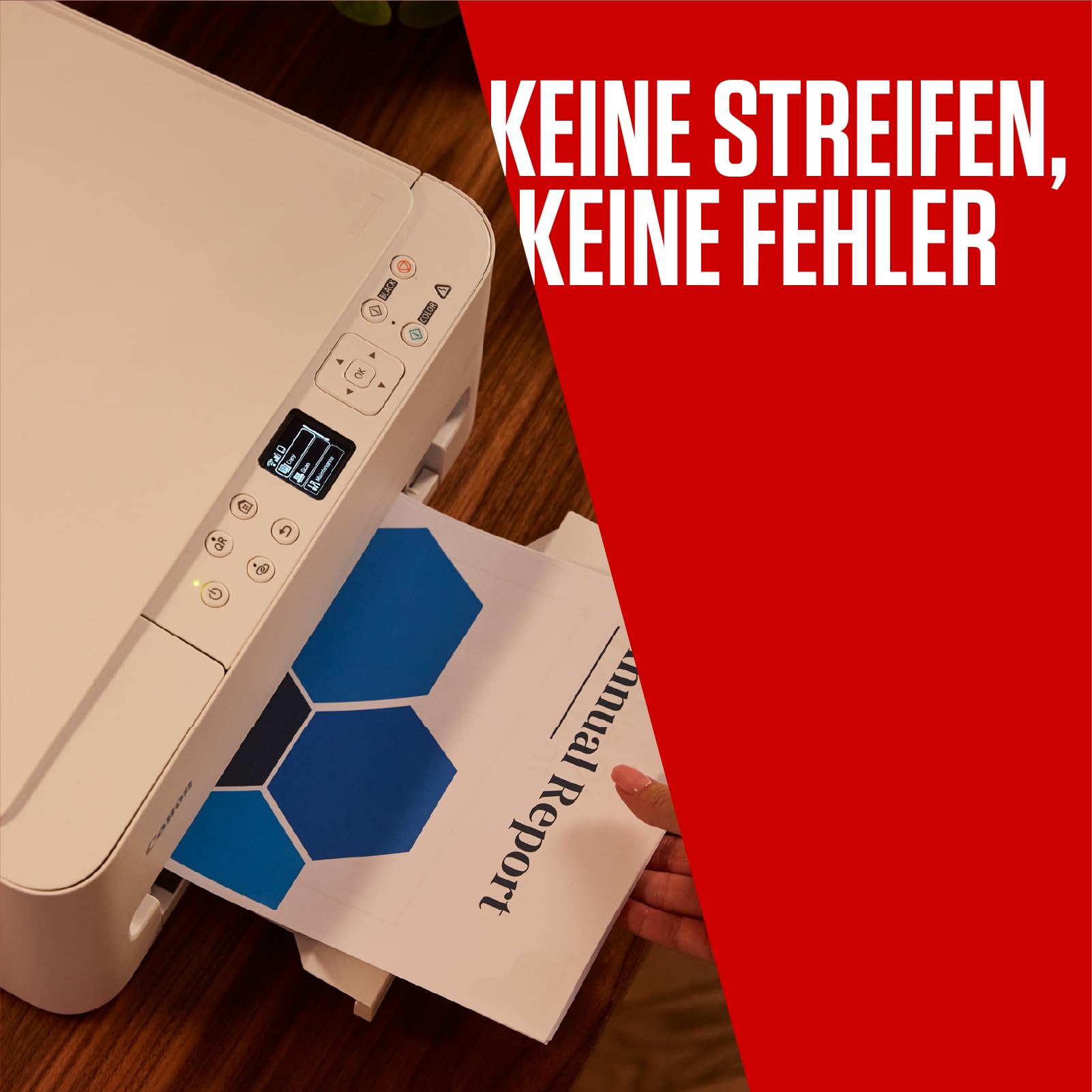 Canon Tintenpatrone – PG‑595XL / CL-586XL Original Druckerpatrone, 2er-Pack (1x Schwarz, 1x Farbe) + 50 Blatt 4x6-Fotopapier GP-501