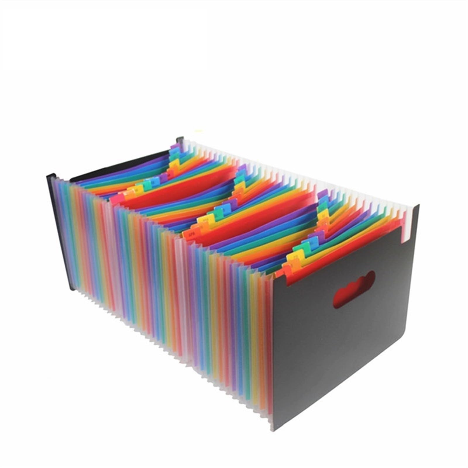Carpeta Clasificadora 24 48 capas A4 documentos de pie acordeones bolsillos carpeta de archivos en expansión bolsa organizadora impermeable papelería de oficina de negocios para Oficina/Negocios/Estud