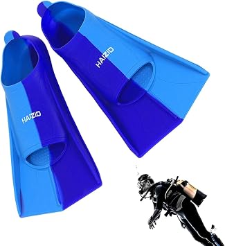 Swim Fins for Snorkeling | Anti Slip Silicone Snorkeling Fins with Drainage Holes - Portable Swimming Aids for Men & Women, Soft Children & Adults Training Swim Gear