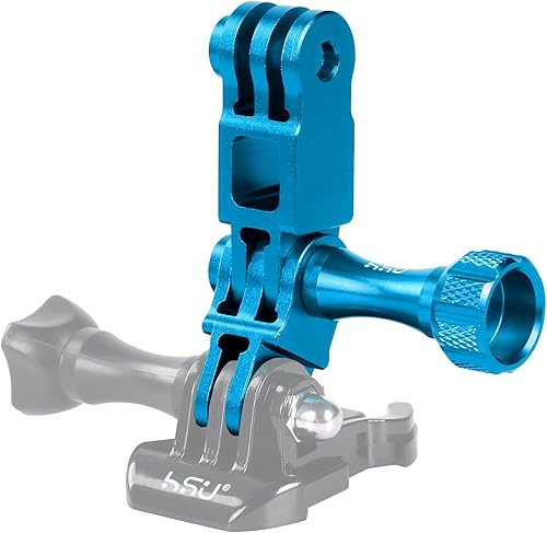 Miniatura 8 de HSU Manillar de bicicleta de aluminio de 0.6 a 1.3 pulgadas y juntas rectas de la misma dirección para Go Pro Hero 111098765 Negro, sesión 54, Hero