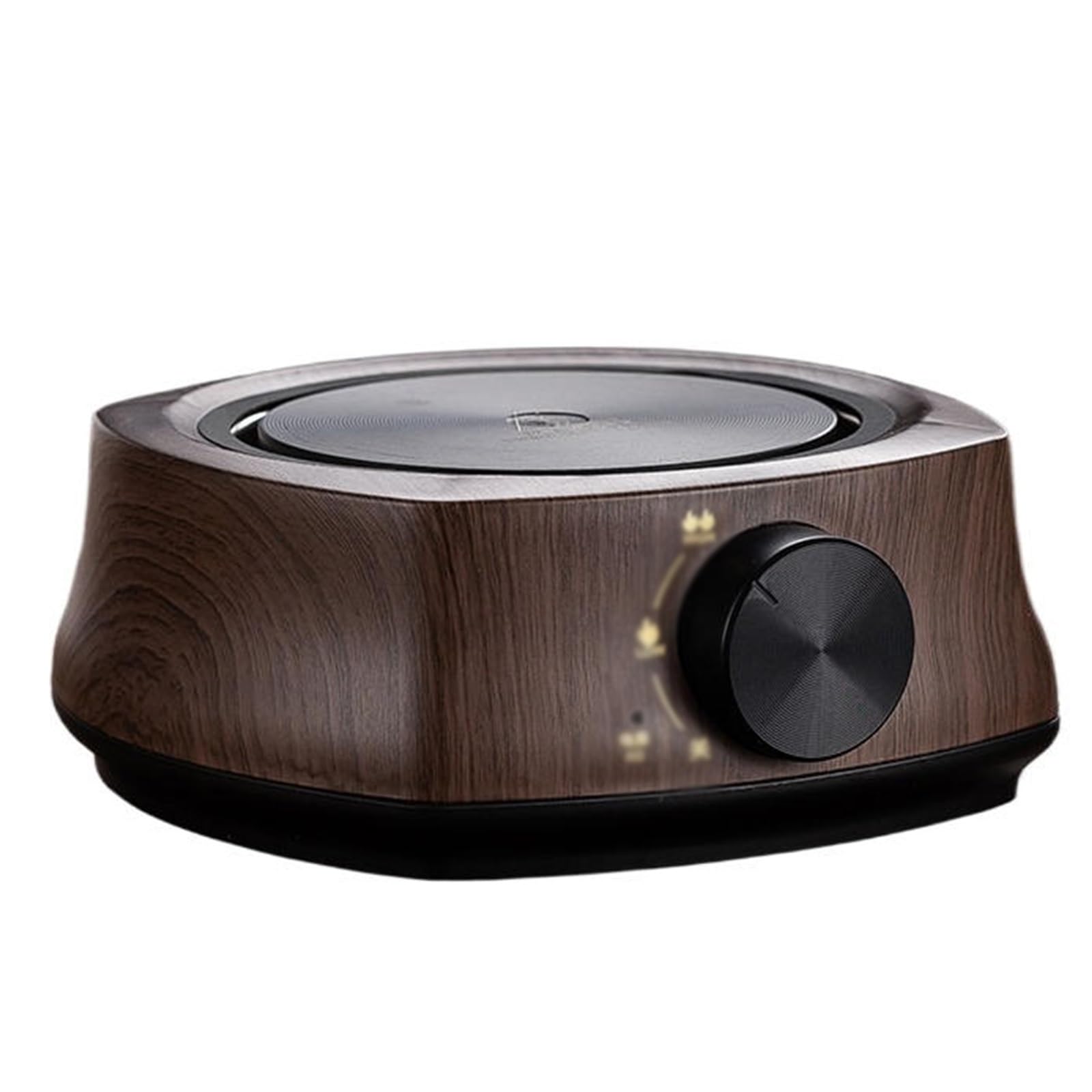 Placa calefactora portátil, placa calefactora eléctrica 500W, estufa té, impermeable y a prueba explosiones, ajustable, for hotel, picnic, té al aire libre, café y estufa camping.(Brown)