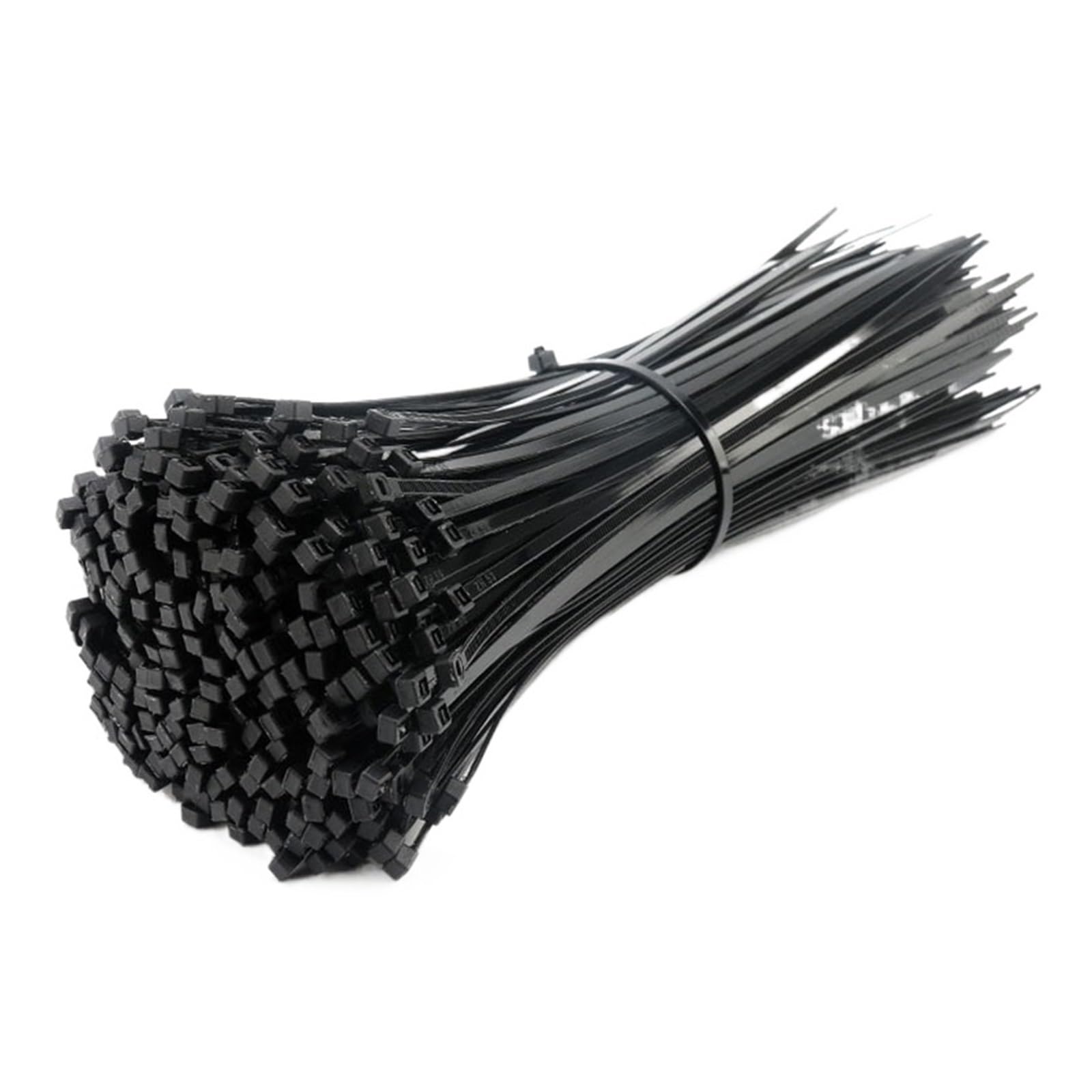 Fascette in nylon, fascette stringicavo, Fascette fermacavi in ​​nylon autobloccanti in plastica nera, larghe 3/4 mm, 30 pezzi(Wide 3 mm - 120 mm)