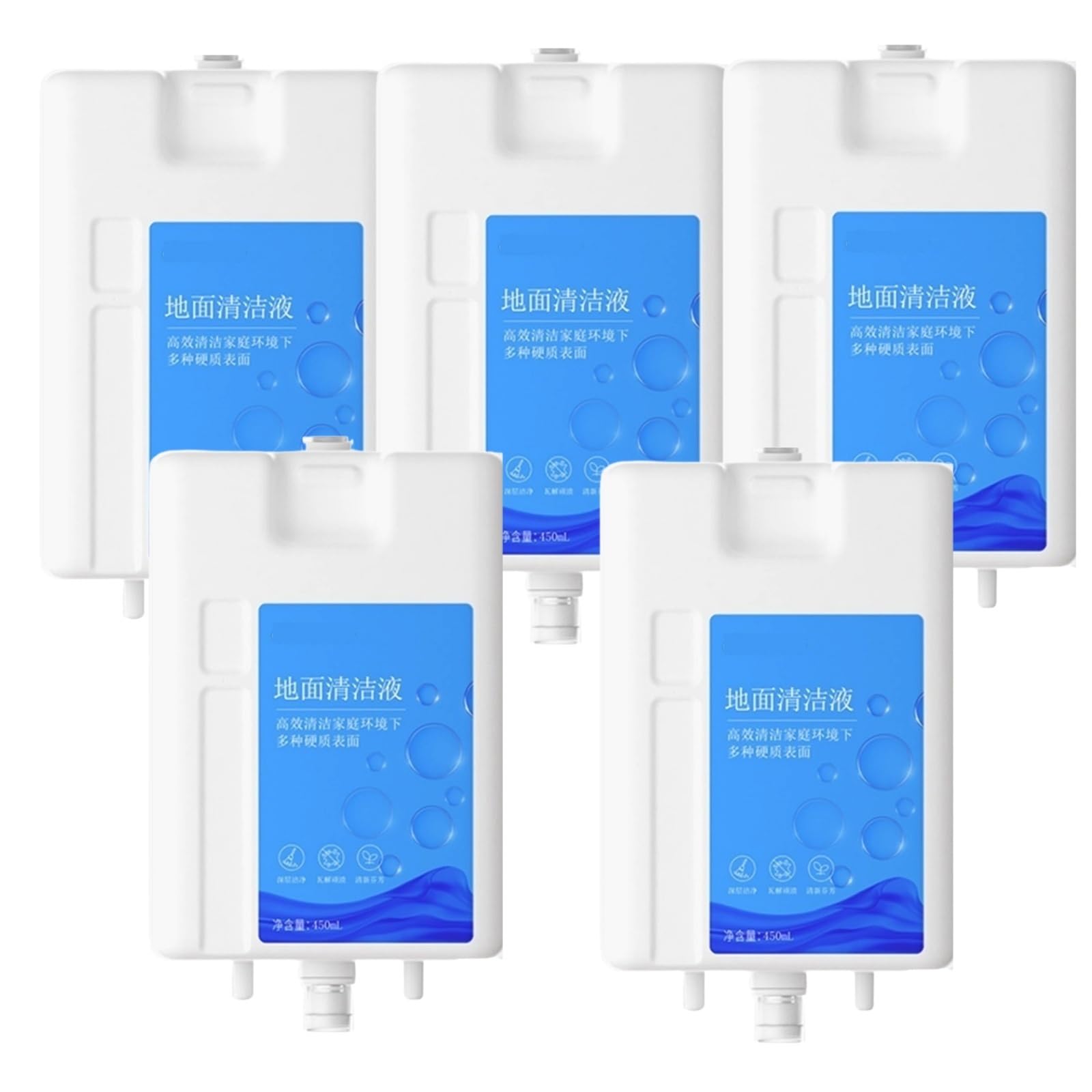 Limpiador de suelos de 5 unidades, compatible con Dreame L20, L30 Ultra, X10, X20 Plus, L10 Prime y L10s Pro. Detergente for robot aspirador.
