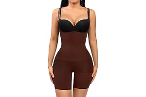 Seamless Brown Waist Trainer Shapewear for Women Tummy Control