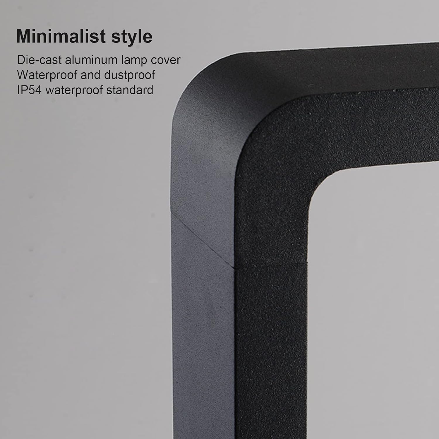 WHZWH Lawn Light Floor Lamp, Outdoor Lanterns Floor Lamp Waterproof Column Lamp, Led Pathway Lights Post Lights Garden Decorative Bollard Light, Modern Minimalist Cuboid Landscape Lamp,23.6in : Tools & Home Improvement