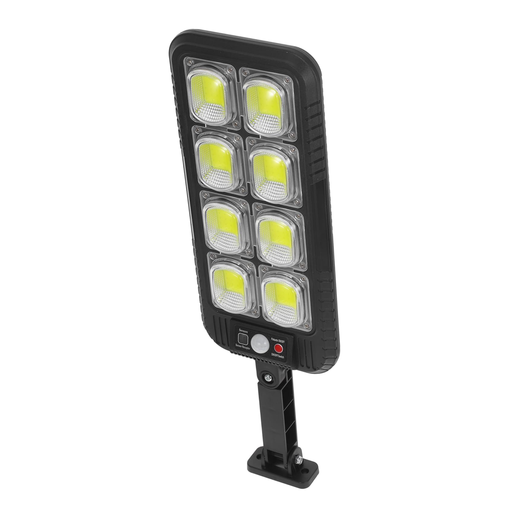 OSALADI Solar-Powered Motion Sensor Lights Outdoor Led Street Lamp Weatherproof for Yard Pathway