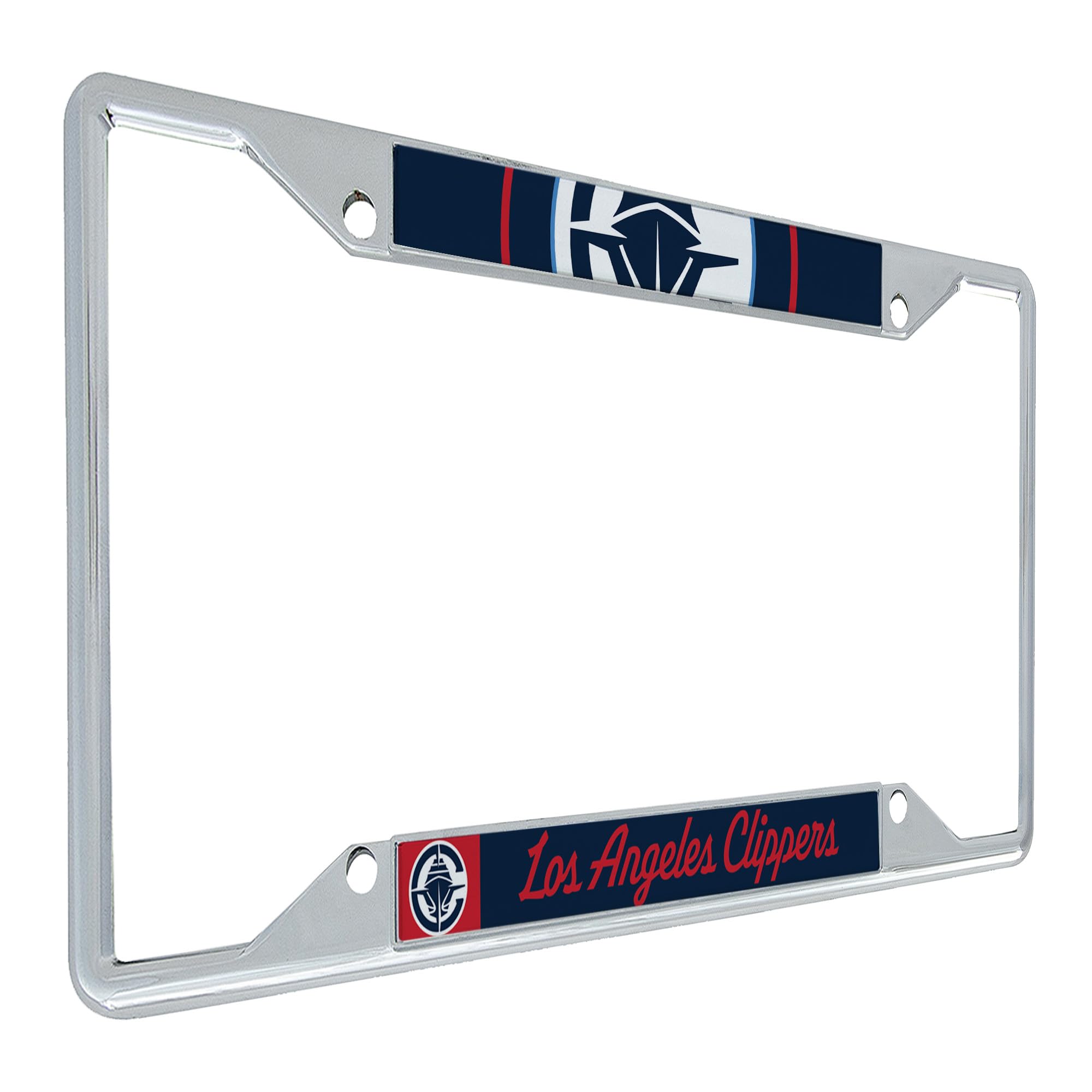 Desert Cactus LA Clippers License Plate Frame Los Angeles Team NBA Metal Car Tag Holder for Front or Back of Car Officially Licensed (Up Close)