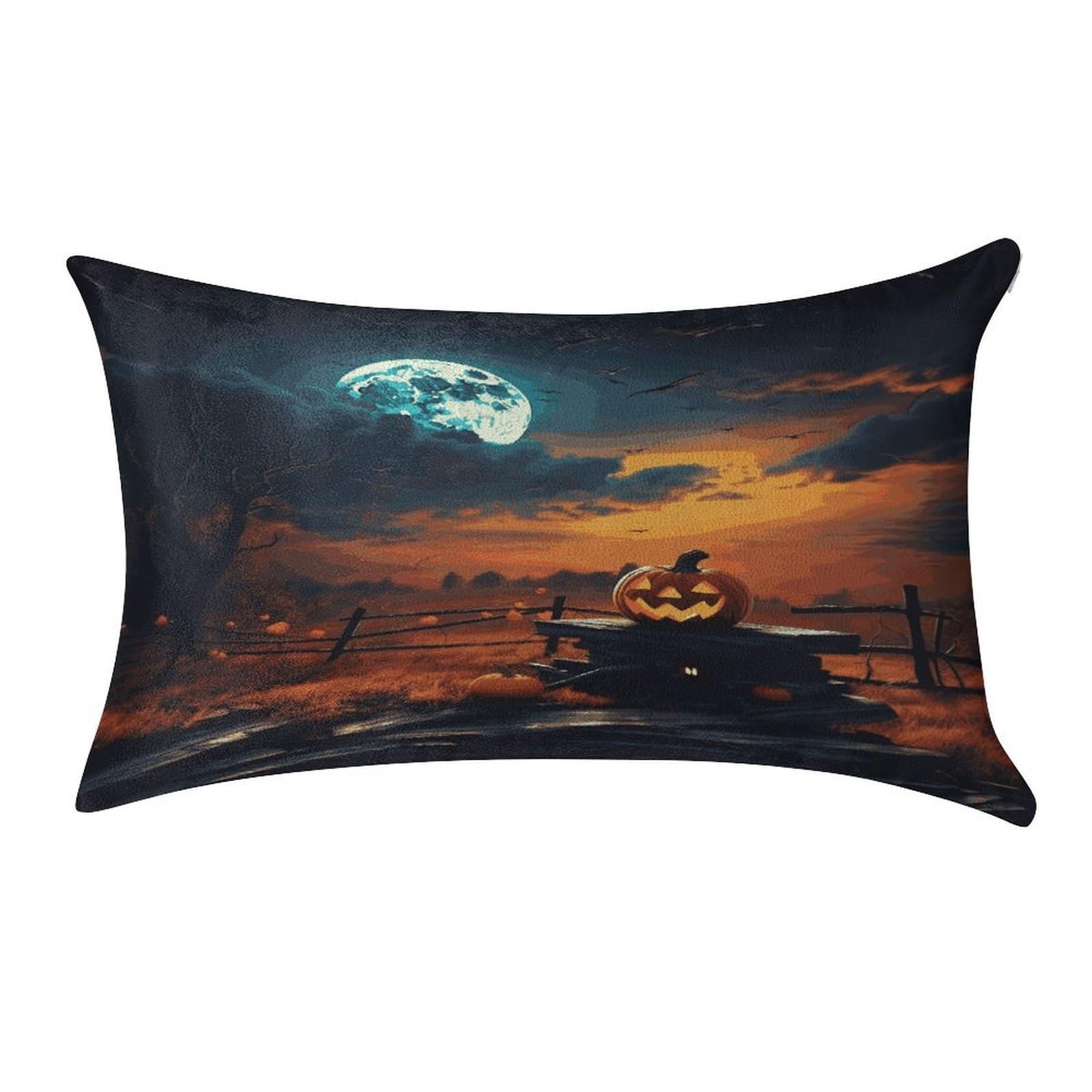 Btcowzrv Style Halloween Night Sky Pillow Cover Pillow Case Pillowcase