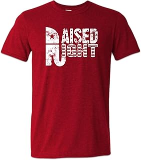 Zepp Tees Raised Right Shirt Patriotic Proud Republican