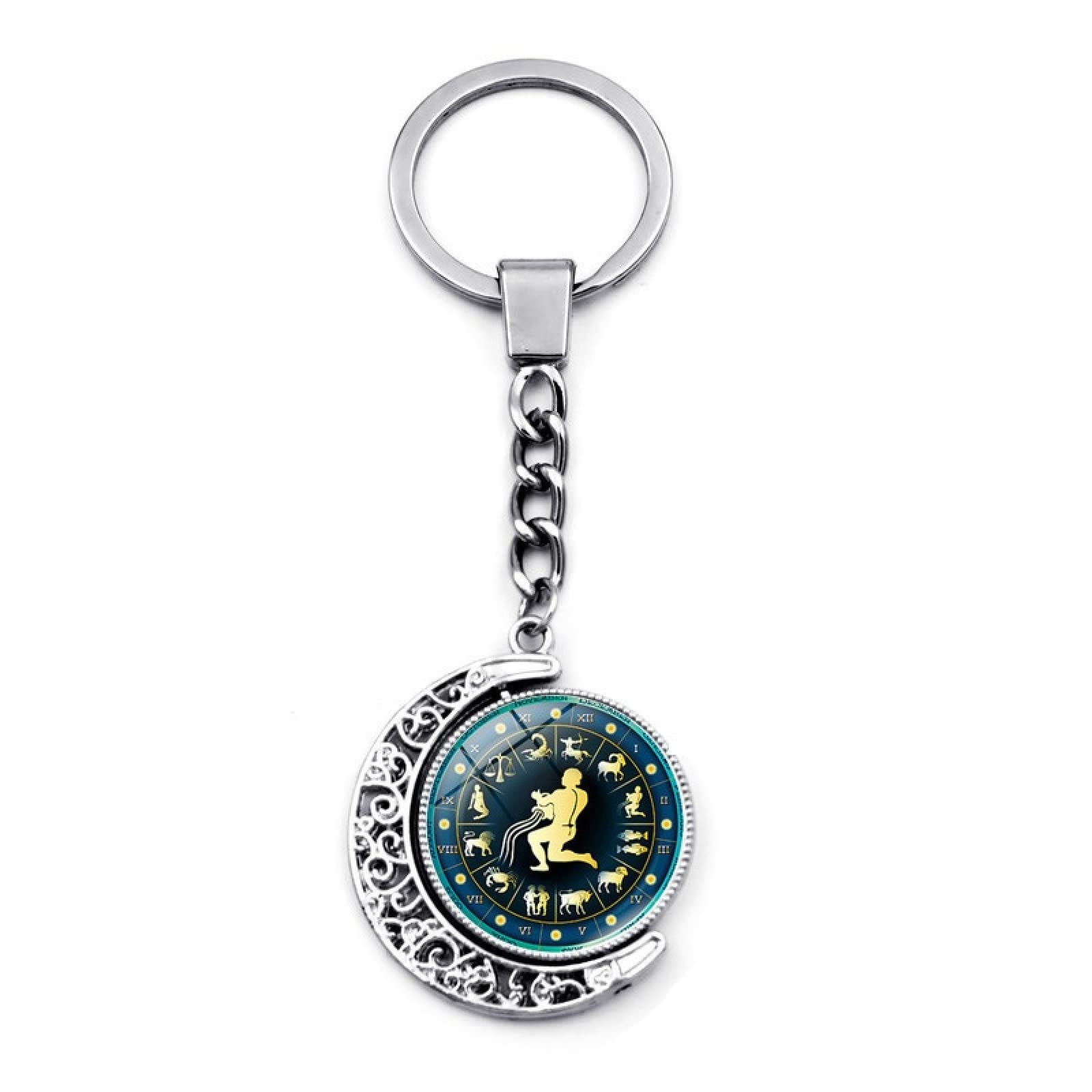 Amazon.co.jp: [KIMLUD] 男性キーリング12星座 キーホルダー