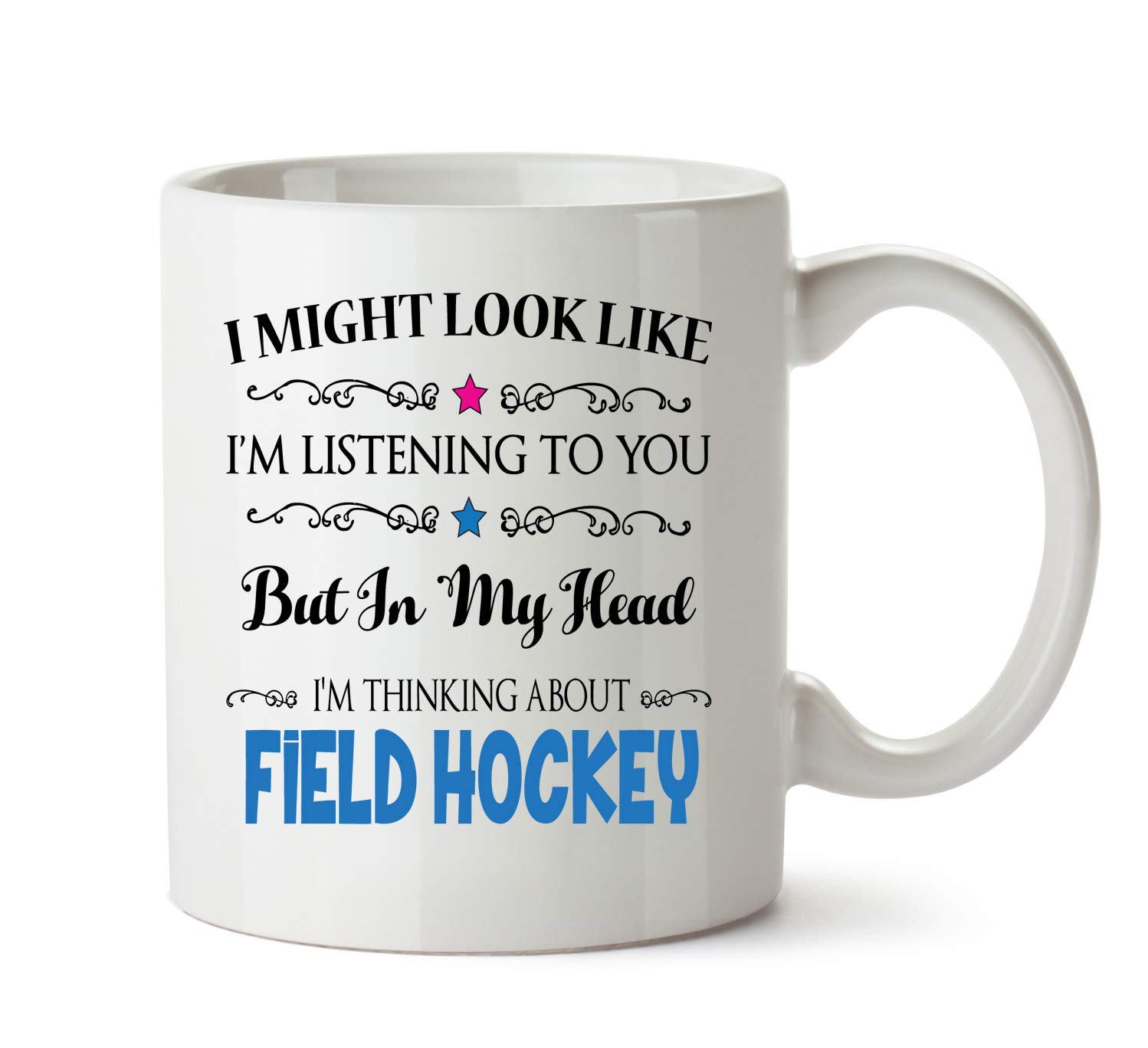 FoxyPrinting Field Hockey Coffee Mug