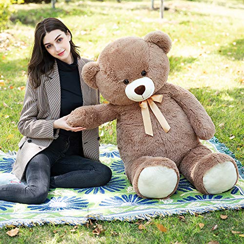 Tezituor Big Teddy Bear,52'' Giant Stuffed Animal Plush,Soft Gifts For Valentine, Christmas, Birthday. #TOP7