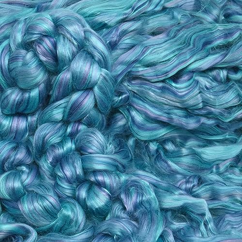 Image of Living Dreams Yarn Bamboo Rayon Combed Top Roving - Glacier Bay