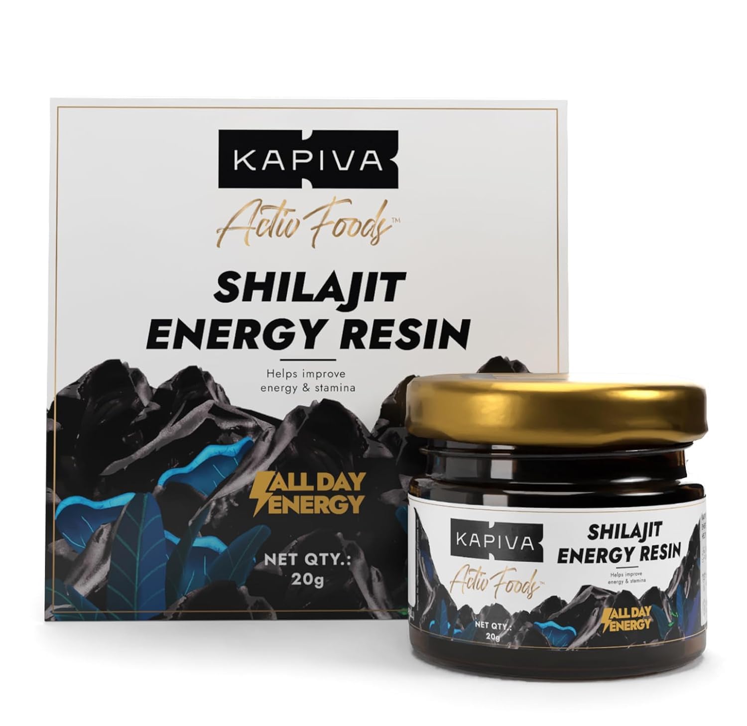 Kapiva Shilajit Energy Resin 20g | With 100% Pure Shilajit/Shilajeet | 500mg/Serving | Boosts All day Energy & Stamina | 40 Servings | Contains Aswagandha, Gokshura Vidharikand |100% Ayurvedic-image-40
