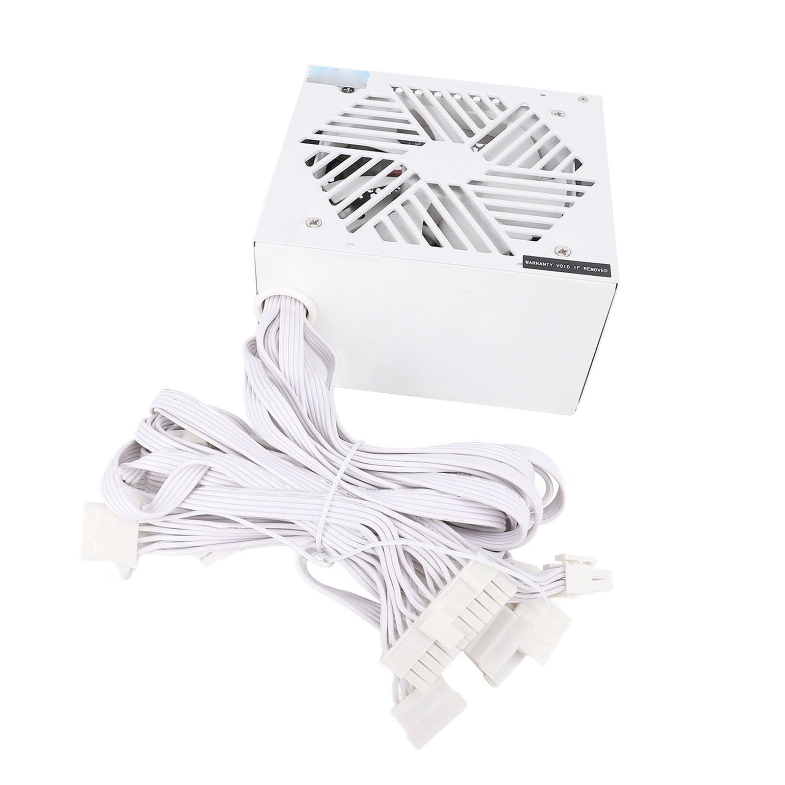 Brrnoo Alimentatore 500W Efficiente per PC Desktop, Connessioni Complete