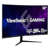 VX3218-PC-MHD 32 Inch Curved 1080p 1ms 180Hz Gaming Monitor with FreeSync Premium, Eye Care, HDMI and Display Port