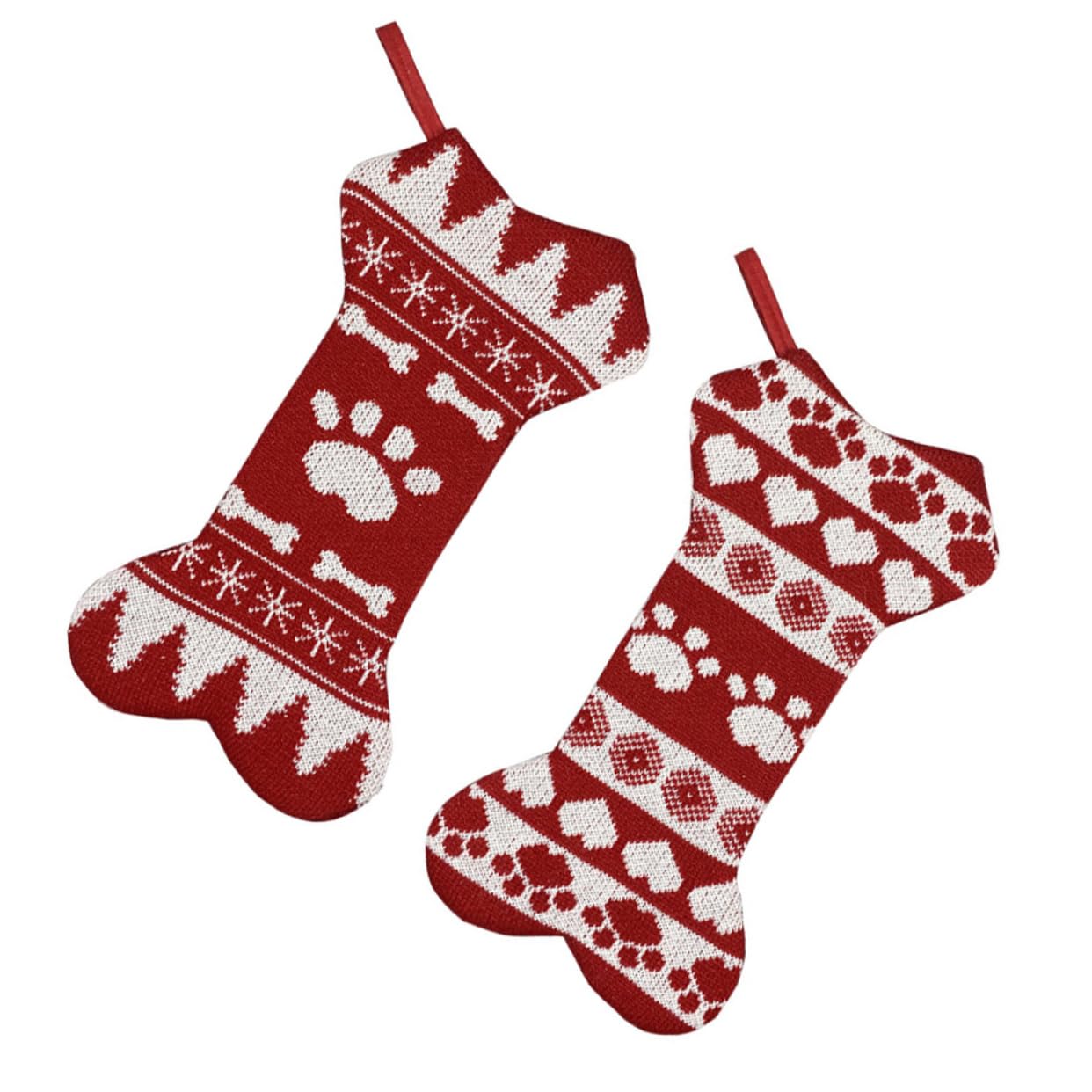 Chaussette de Noël personnalisée os pour animaux : rangez les friandises de votre chien
