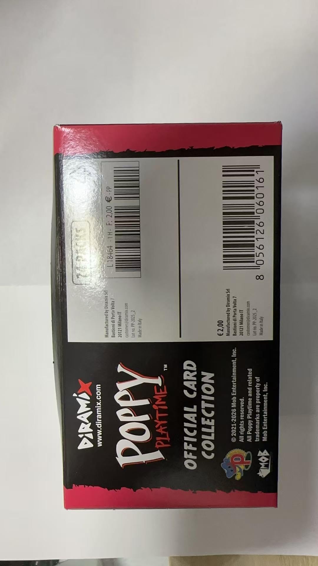 Diramix POPPY PLAYTIME 24 Sobres Oficiales, Cada Sobre Contiene 5 Cartas Coleccionables - Total 120 Cartas
