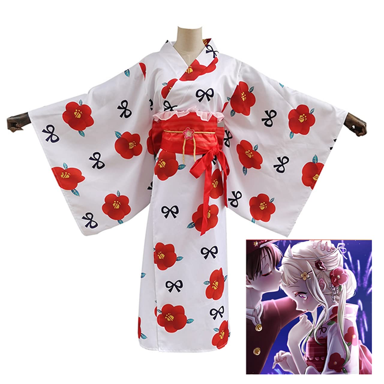 Amazon.co.jp: BNQ 地縛少年花子くん 八尋寧々 コスプレ和服 コスプレ