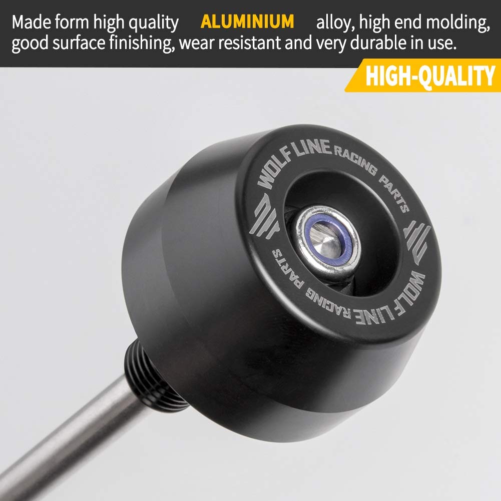 SFDHJK Accessoires Paire Essieu Avant Fourche Roue Protecteur Crash Curseur Pour H-Onda CB650R Neo Sports Café CBR650R 2019 2020 2021 CB650F CBR650F CBR 650R / F