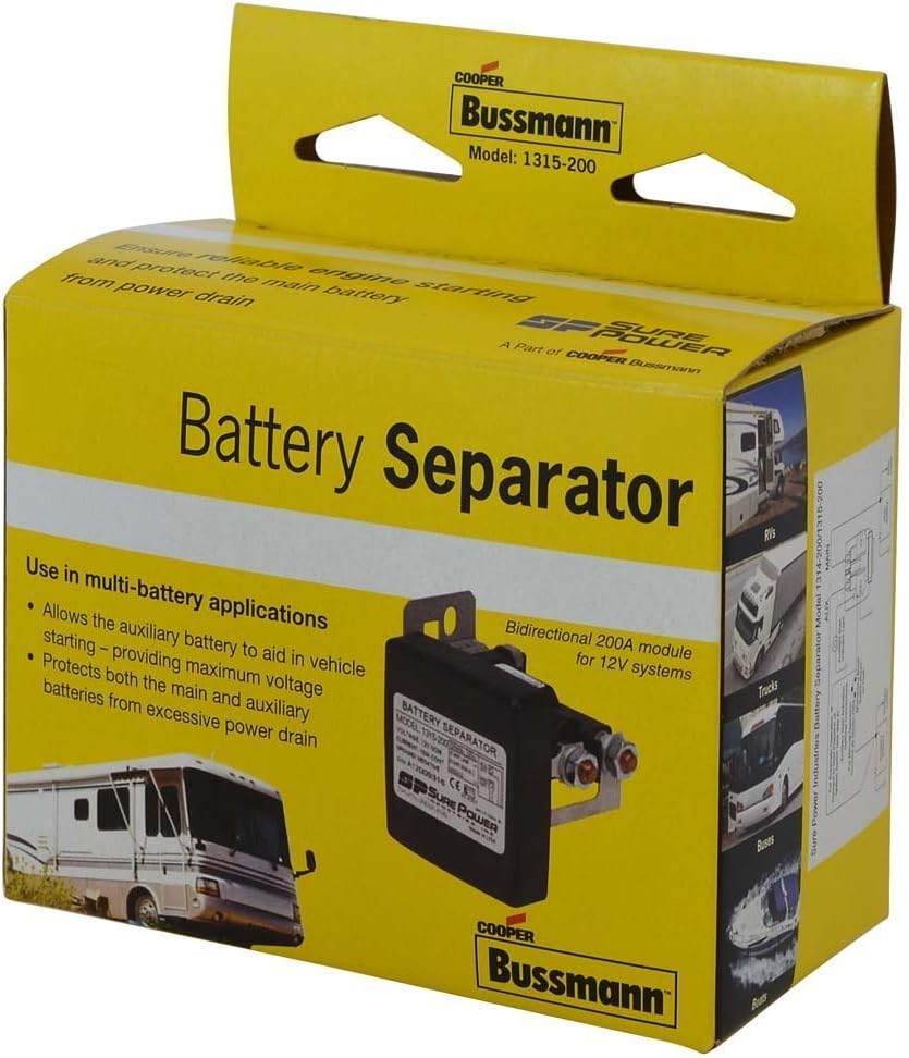 Bussmann (RB-BS-1315) 100 Amp Bi-Directional Battery Separator