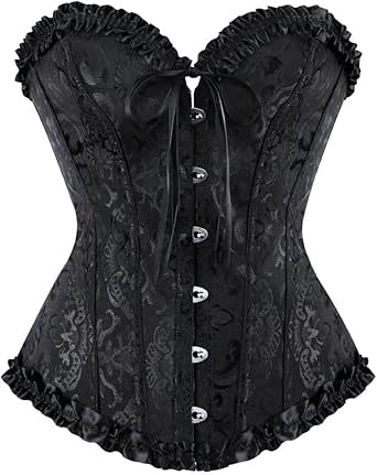 Corsé de pecho completo para mujer, estilo gótico, vintage, corpiño