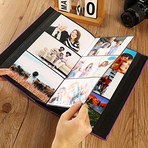 image for Vienrose Photo Album 4x6 300 Photos Leather Cover Extra Large Capacity